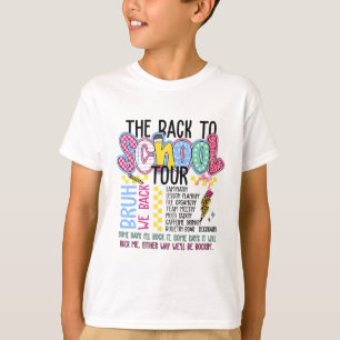 Retro-Blitz-Tour für Lehrer zum Zurück zur Schule T-Shirt