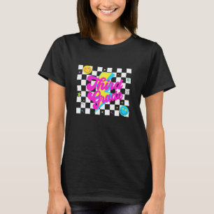 Retro-Blitz Zurück zur Schule Lehrer Schüler T-Shirt