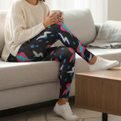 Retro-Blitze-Leggings Leggings
