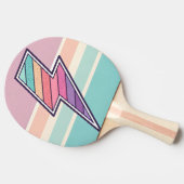 Retro-Blitzschlag Tischtennis Schläger (Seitenansicht)