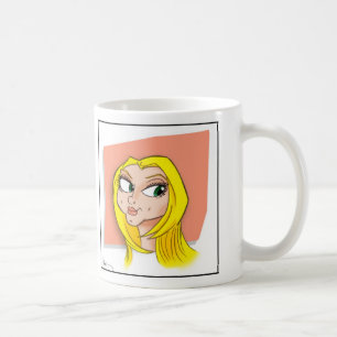 Retro blonde Tasse