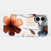 Retro Bloom – Cottagecore Blumen-Handyhülle iPhone 16 Hülle (Rückseite (Horizontal))