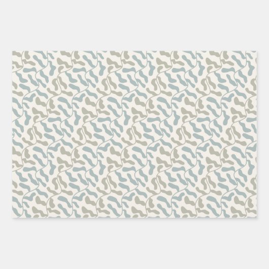 Retro Bloom Delight Geschenkpapier Set (Vorderseite 3)