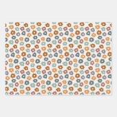 Retro Bloom Delight Geschenkpapier Set (Vorderseite 2)