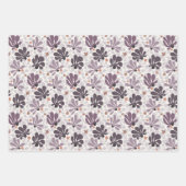 Retro Bloom Delight Geschenkpapier Set (Vorderseite)