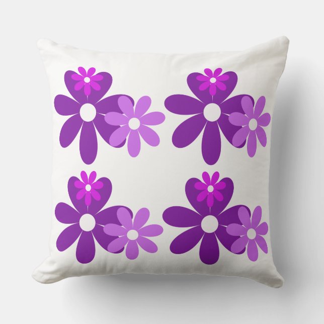 Retro Bloom Duo Kissen (Vorderseite)
