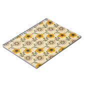Retro Bloom Harmony Notizblock (Linke Seite)