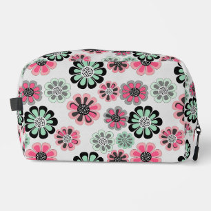 Retro-Bloom-Kosmetik Waschbeutel