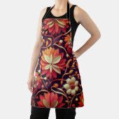 "Retro Bloom - Nahtloses Muster Schürze (InSitu)