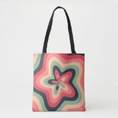 Retro Bloom Swirl Tasche (Vorderseite)