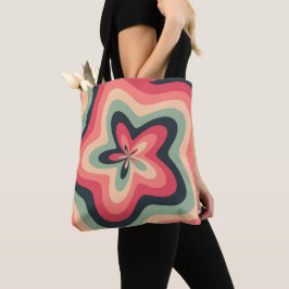 Retro Bloom Swirl Tasche