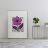 Retro Bloom Vibes Poster