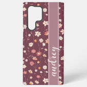 Retro Blooms Samsung Galaxy Hülle (Rückseite)
