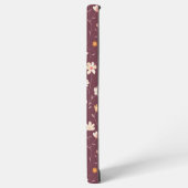 Retro Blooms Samsung Galaxy Hülle (Linke Seite)