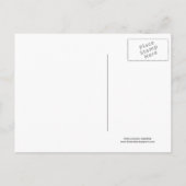 RETRO BLUE | Ankündigung Datum freihalten (Rückseite)