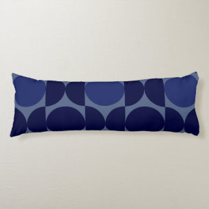 Retro Blue Geometric Seitenschläferkissen