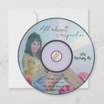 Retro Blue Girls Musik CD Geburtstag
