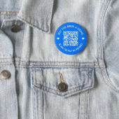 Retro Blue Kaufen Sie die Braut einen trinken QR C Button (Beispiel)