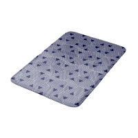 Retro Blue Navy Japan Triangle Geometrisches Muste