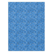 Retro Blue Paisley Bandana Muster Tischdecke (Vorderseite)