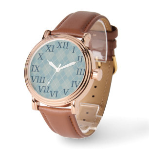 Retro Blue Raute Watch Armbanduhr