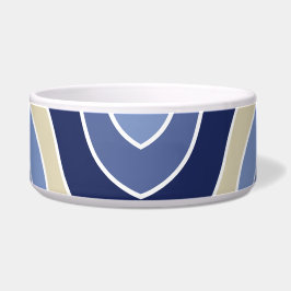 Retro Blue Waves Napf