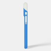 Retro Blue Yellow Green Bio Name Case-Mate iPhone Hülle (Rückseite / Links)