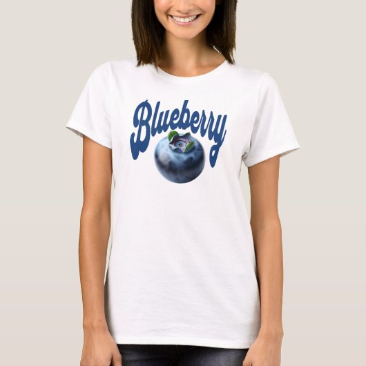 Retro Blueberry Burst Charm T-Shirt (Vorderseite)