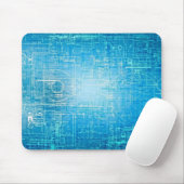 Retro Blueprint Artistic Mouse Pad Mousepad (Mit Mouse)