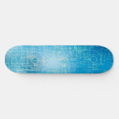 Retro Blueprint Skateboard Kunst (Horizontal)