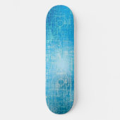 Retro Blueprint Skateboard Kunst (Vorderseite)