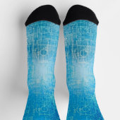 Retro Blueprint Socks - Stil erfüllt Komfort Socken (Oben)