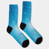 Retro Blueprint Socks - Stil erfüllt Komfort Socken (Rechts)