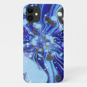 Retro Blues Abstrakte Kunst Case-Mate iPhone Hülle
