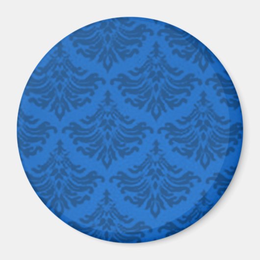 Retro Blühe Endeavor Blue Magnet (Vorne)