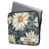 Retro-Blume 10 Notebook-Hülle Laptopschutzhülle (Vorderseite Links)