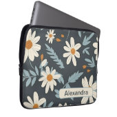 Retro-Blume 2 Notebook-Hülle Laptopschutzhülle (Vorne Rechts)