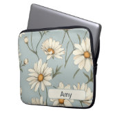 Retro-Blume 4 Notebook-Hülle Laptopschutzhülle (Vorderseite Links)