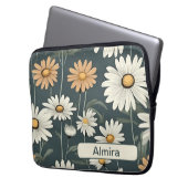Retro-Blume 5 Notebook-Hülle Laptopschutzhülle (Vorderseite Links)