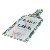 Retro Blume 70er Groovy Vergnügen Romantik Schneidebrett (Ecke)