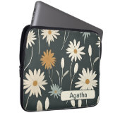 Retro-Blume 9 Notebook-Hülle Laptopschutzhülle (Vorne Rechts)