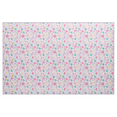 Retro-Blume Birnen und Bienen im rosa Hintergrund Stoff (Fat Quarter (45,7 x 55,9 cm))