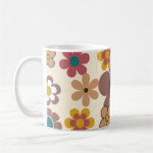 Retro-Blume "Bloom where you are Planted" Kaffeetasse (Links)