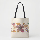 Retro-Blume "Bloom where you re Planted"-Tasche Tasche (Vorderseite)
