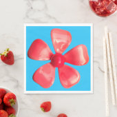 Retro Blume Brooch - Blumenfrühlingsgarten Serviette (Beispiel)