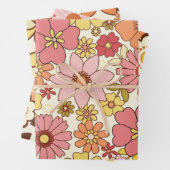 Retro-Blume der 60er Jahre - 3 Blatt Set (Beispiel)