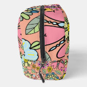 Retro-Blume der Frühjahrssaison - Nahtloses Muster Waschbeutel (Rechts)