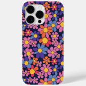 Retro Blume Design für iPhone und Samsung Case-Mate iPhone Hülle (Rückseite)