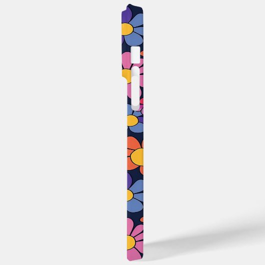 Retro Blume Design für iPhone und Samsung Case-Mate iPhone Hülle (Rückseite / Links)