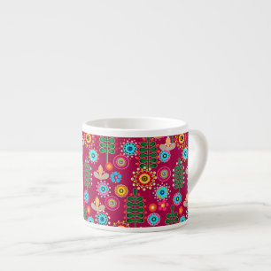 Retro, Blume Espressotasse